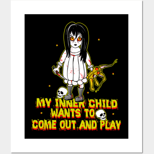 Ghoulie Girl Inner Child Posters and Art